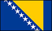 Flagge von Bosnien-Herzegowina